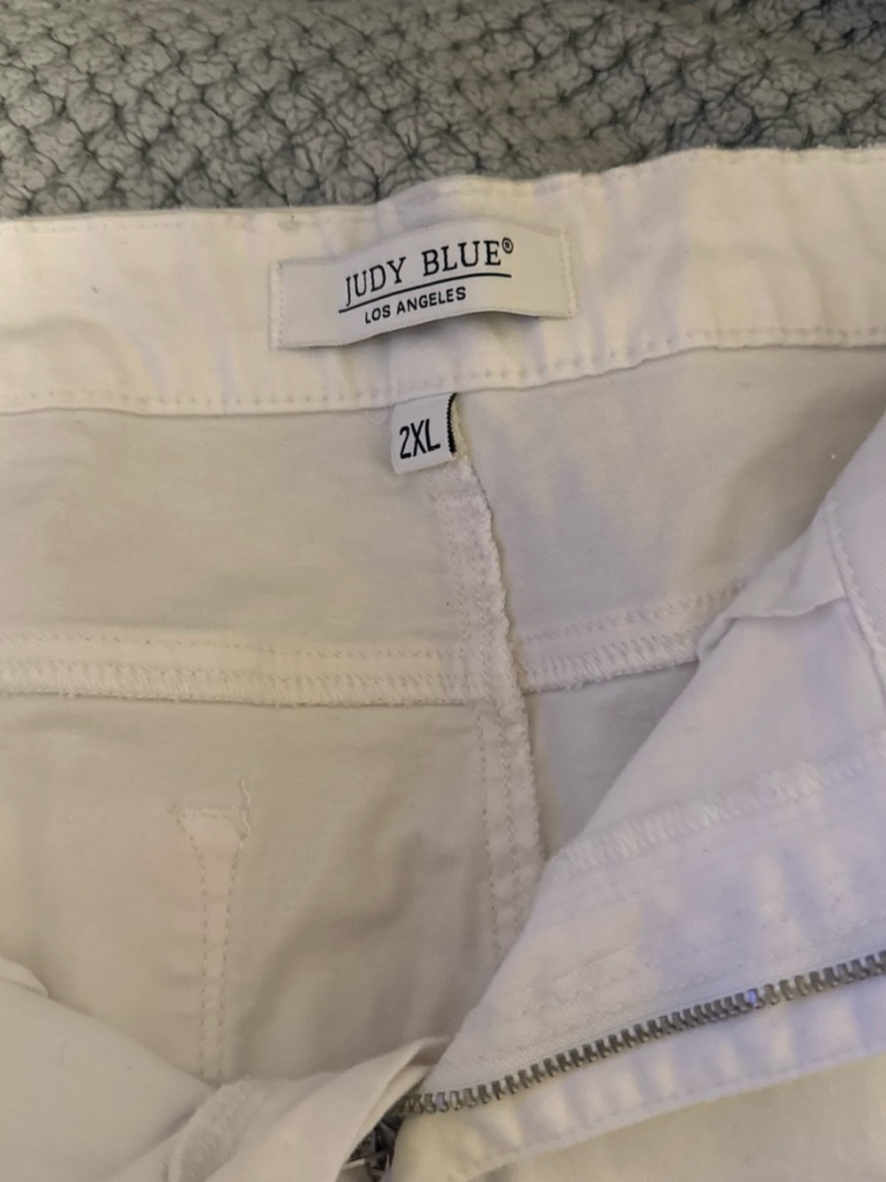 Judy Blue White Jean Shorts